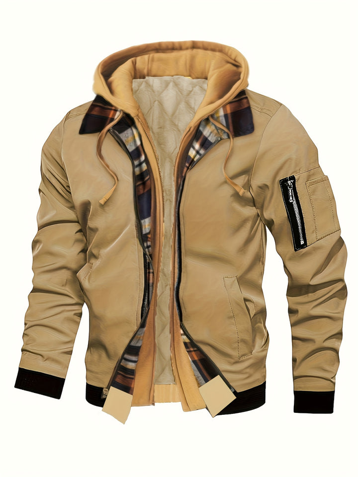 Silas | Hooded Layered Jacket