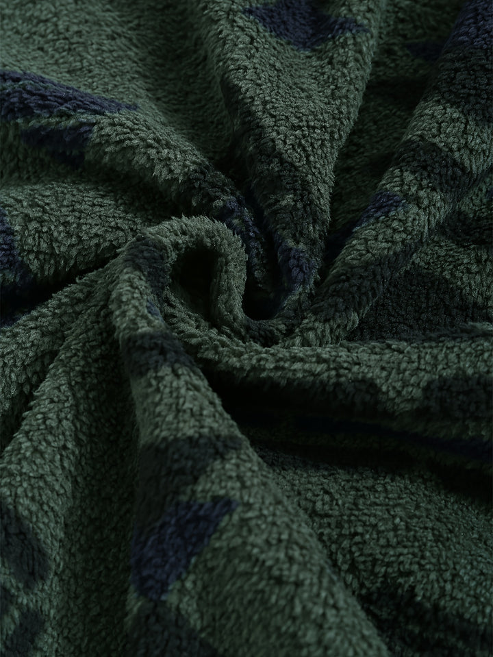 Winifred | Patterned Cozy Zip-Up Jacket