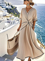 Elinna | Classic Summer Striped Dress