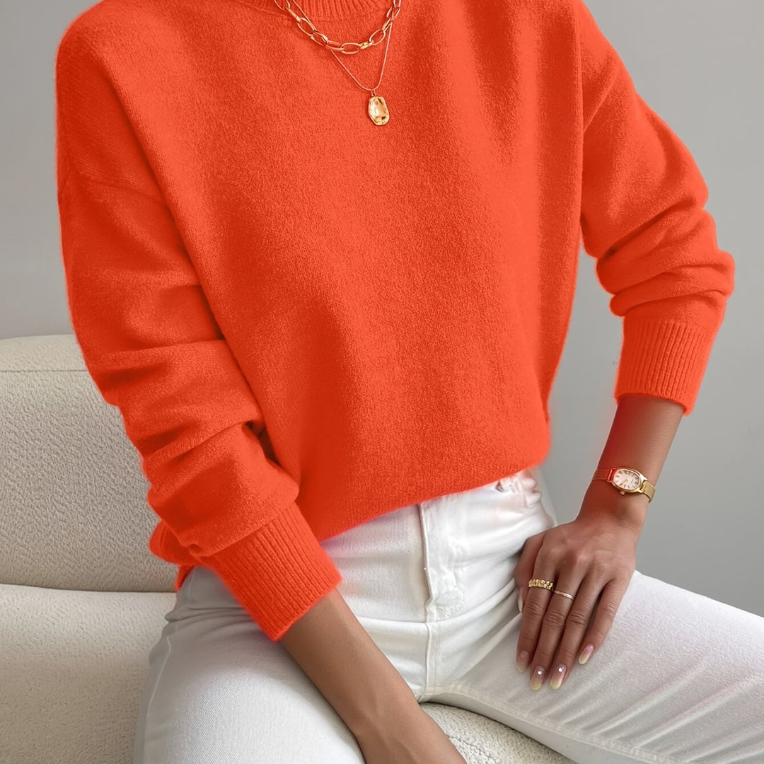 Lucille | Cozy Mock Neck Sweater