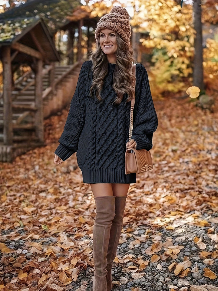 Tessa | Cable-Knit Sweater Dress