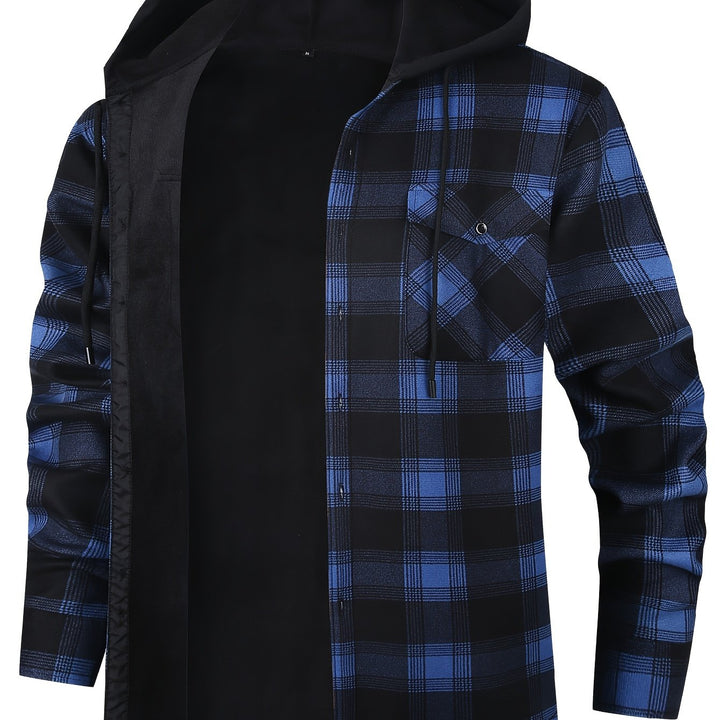 Dawson | Hooded Checked Shirt Jacket