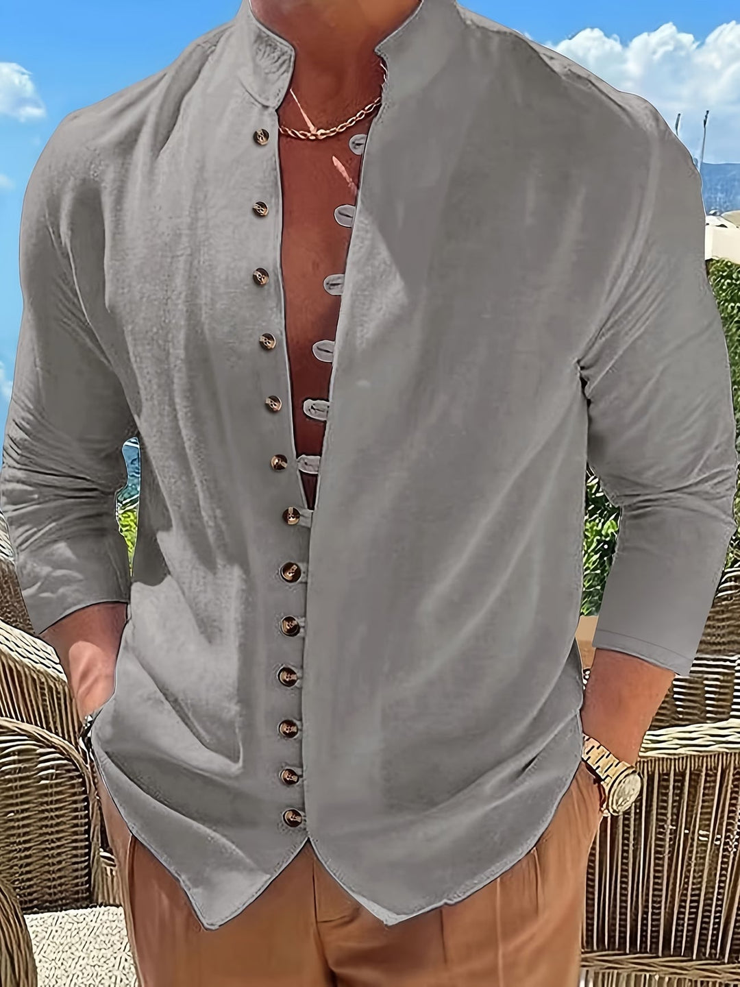 Troy | Stylish Retro Button Shirt