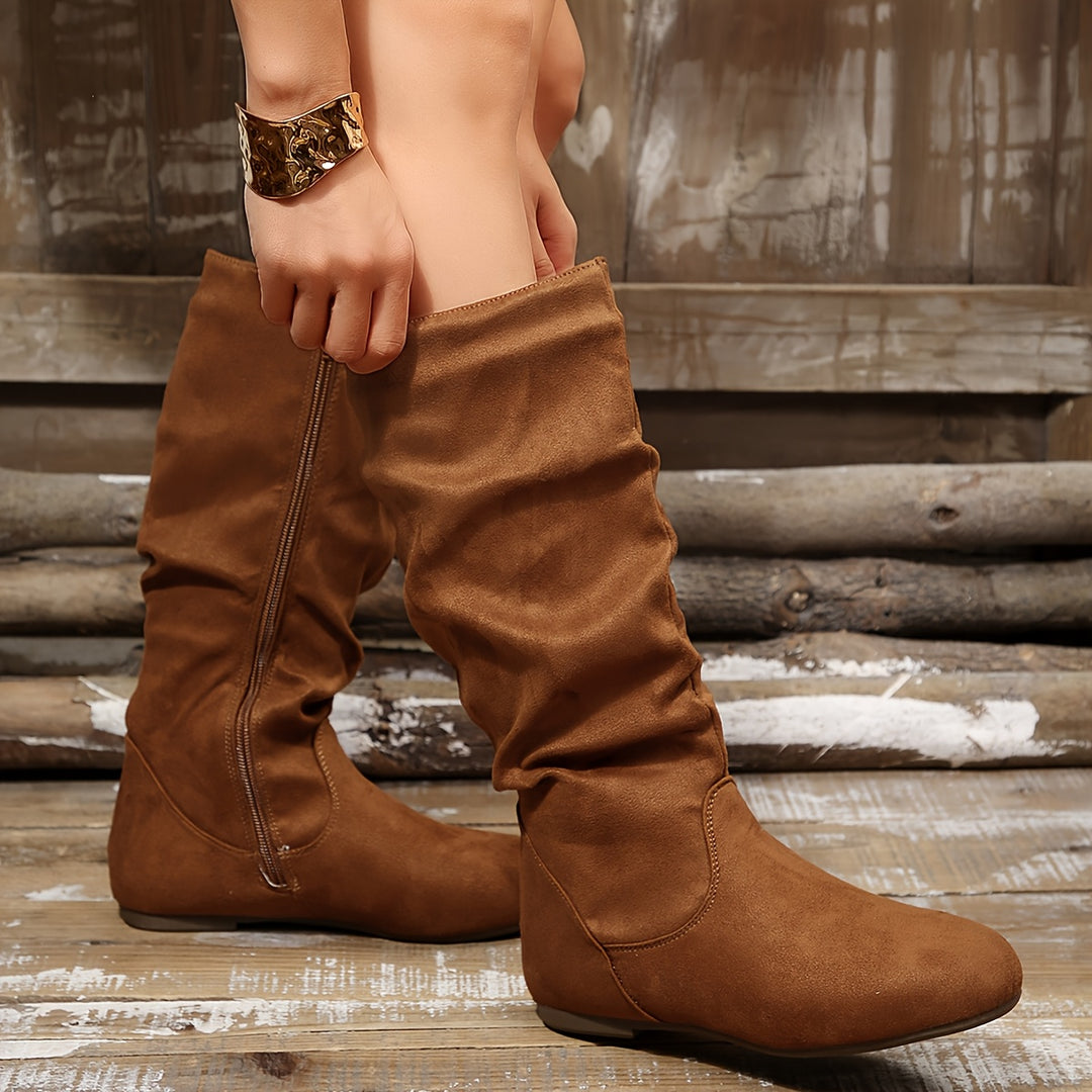 Vera | Slouchy Mid-Calf Boots