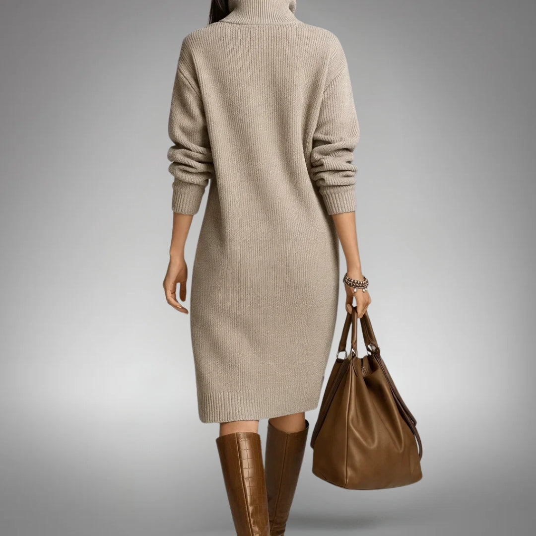 Charlotte | Elegant Knit Midi Dress