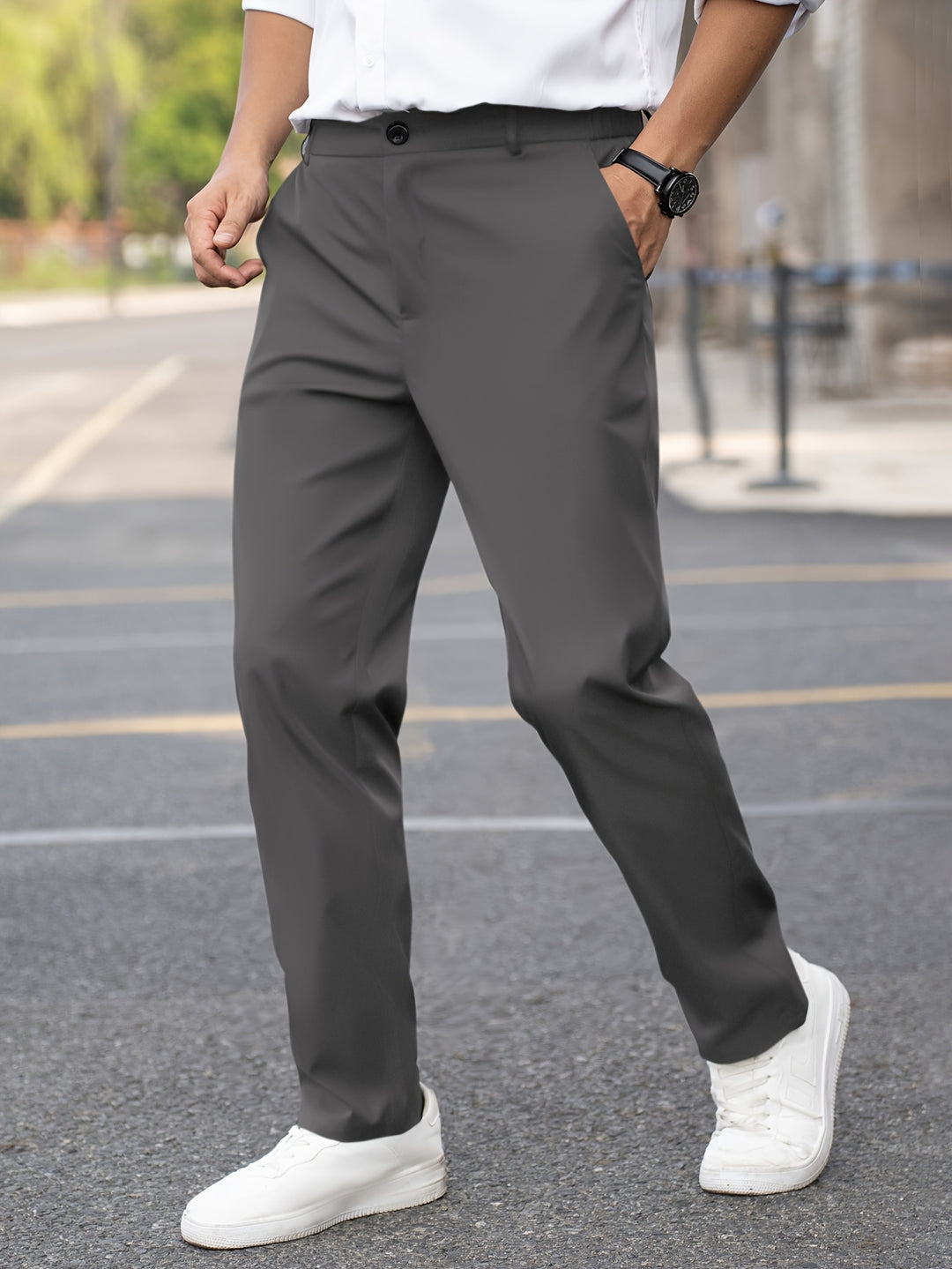 Leland | Tailored Straight-Leg Pants