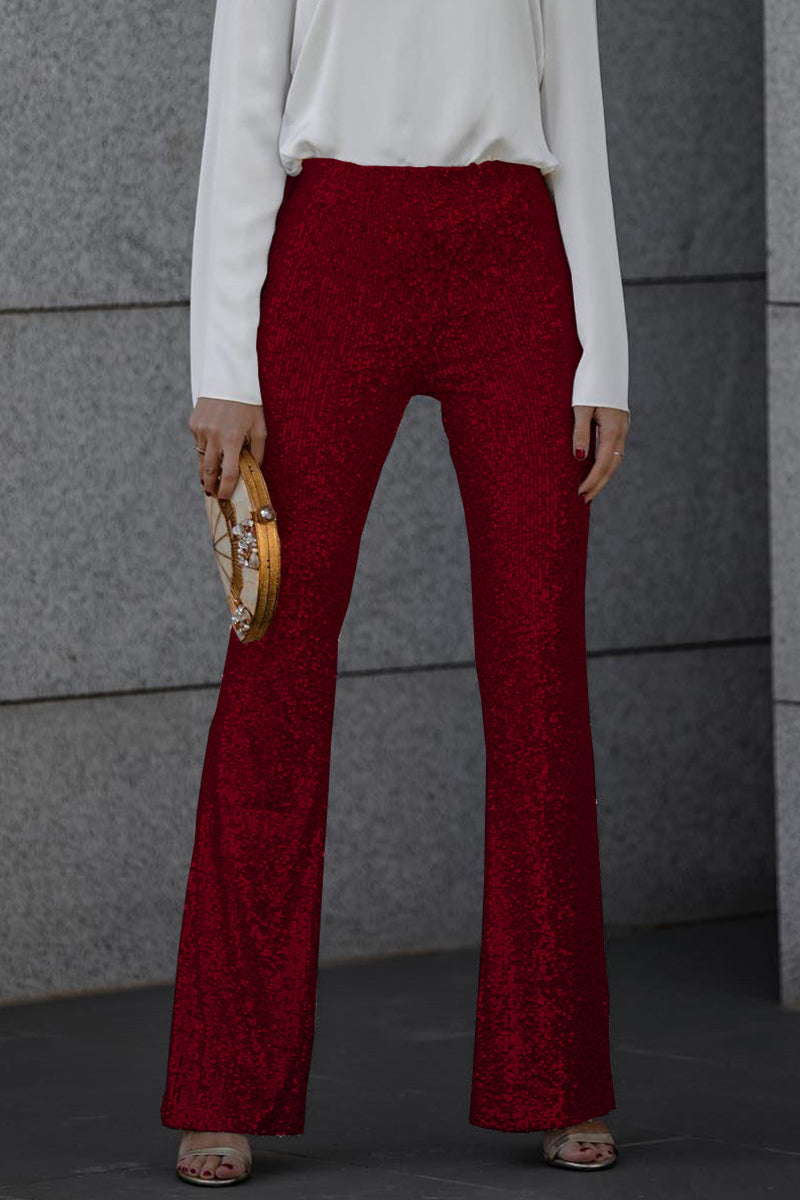 Elodie | Shimmering Flare Pants