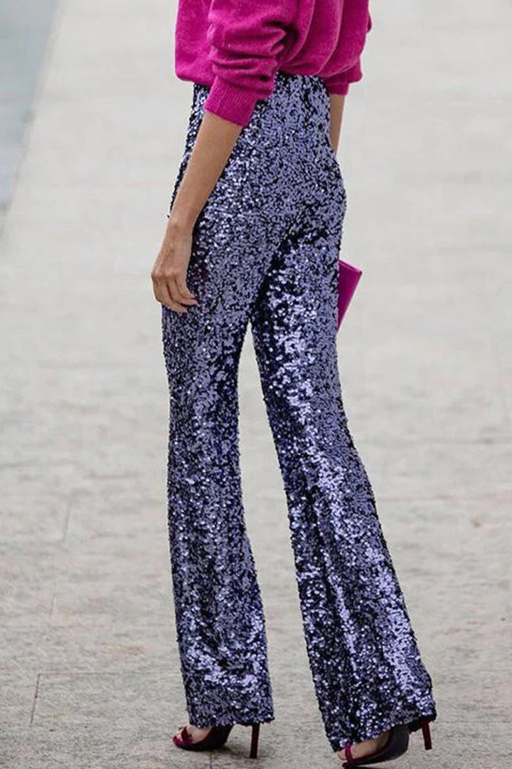 Elodie | Shimmering Flare Pants