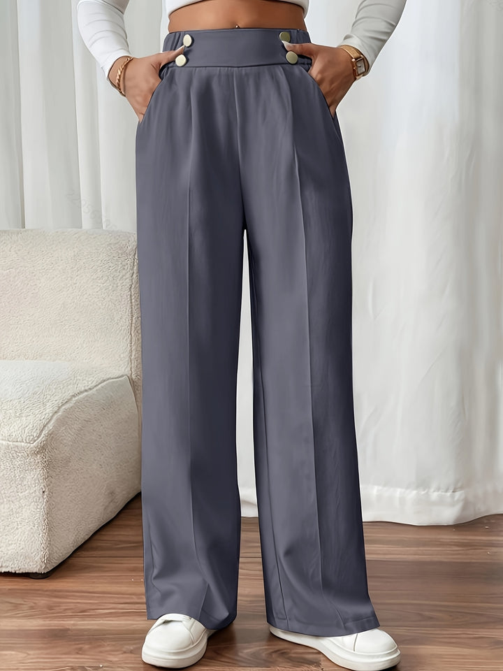 Florence | High-Waisted Wide-Leg Pants