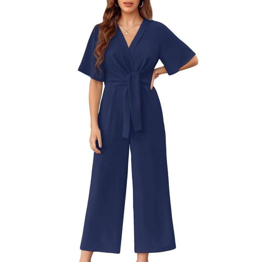 Gabriella | Elegant Summer Tie Knot Jumpsuits