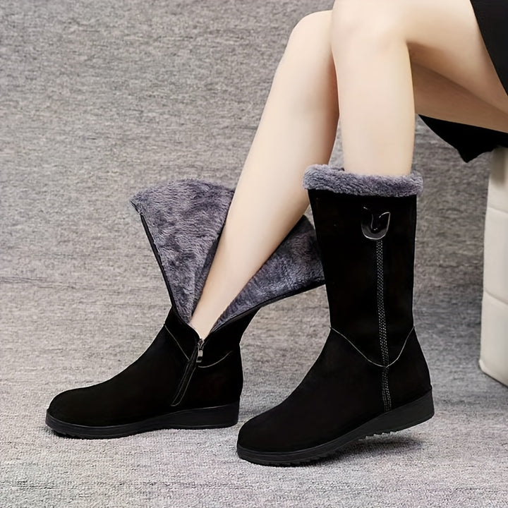 Lorna | Cozy Fur-Trimmed Winter Boots