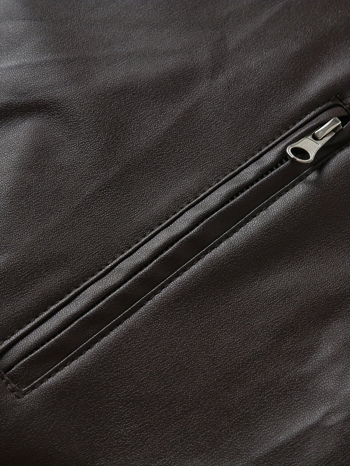 Marcus | Stand-Collar Moto Jacket