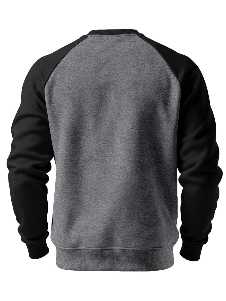 Merrick | Raglan-Sleeve Crew Neck Sweatshirt