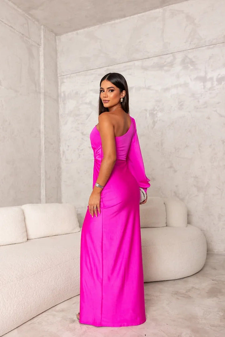 Samantha | Elegant One-Shoulder Evening Dress