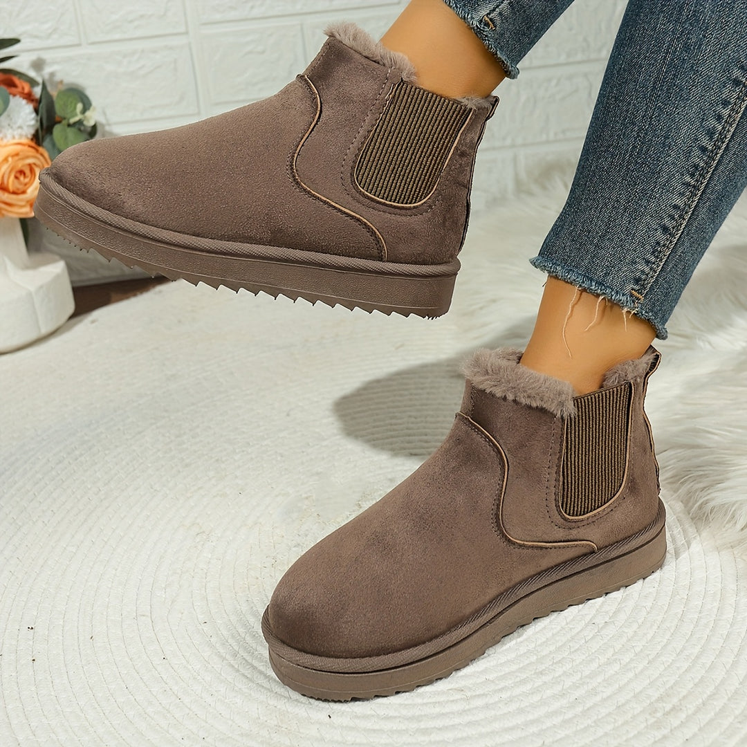 Matilda | Cozy Platform Ankle Boots