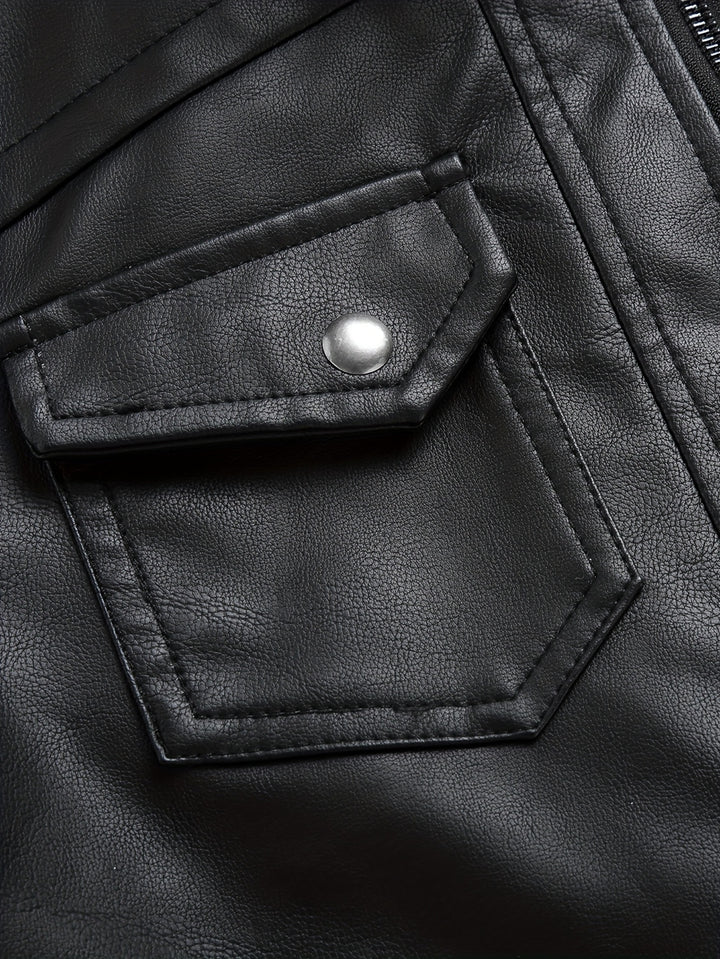 Rhys | Hooded Moto Jacket
