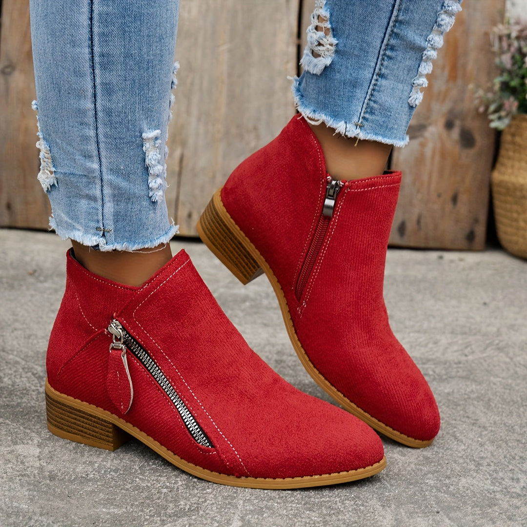 Joanna | Elegant Comfortable Zipper Shoes