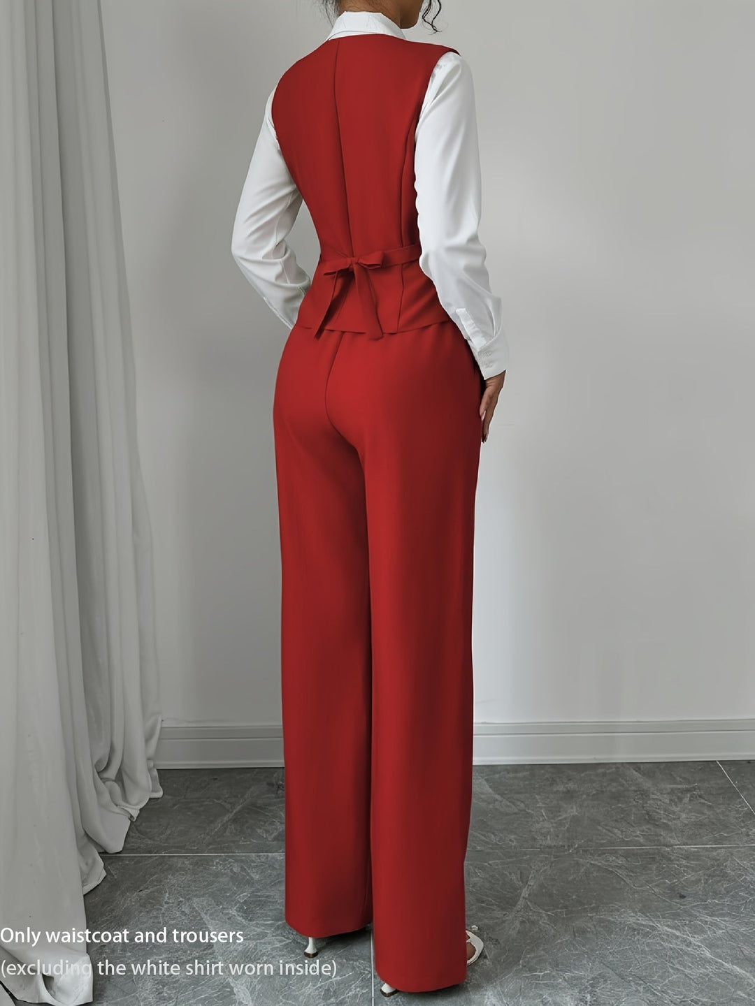 Vivienne | Tailored Vest & Wide-Leg Pant Set