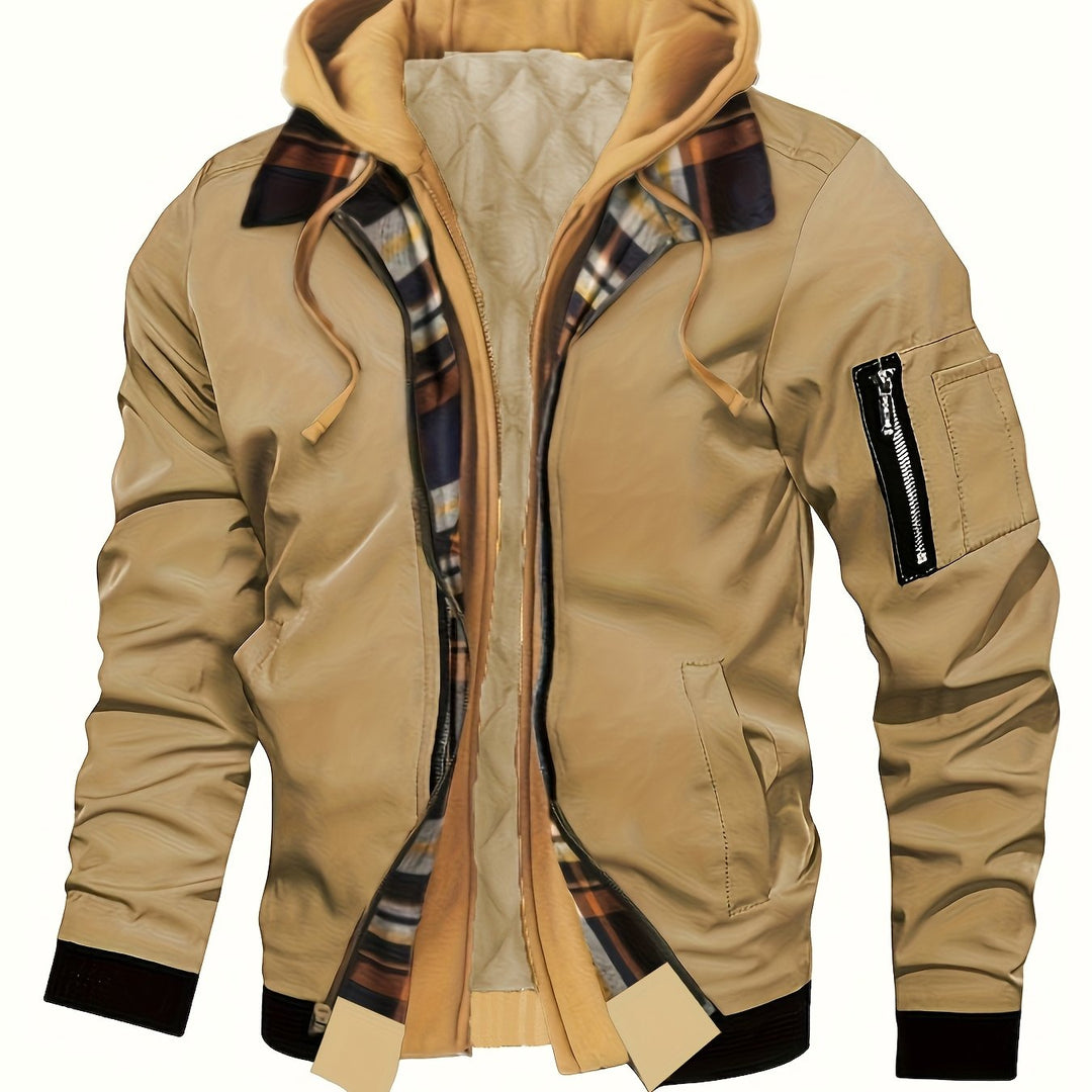 Silas | Hooded Layered Jacket