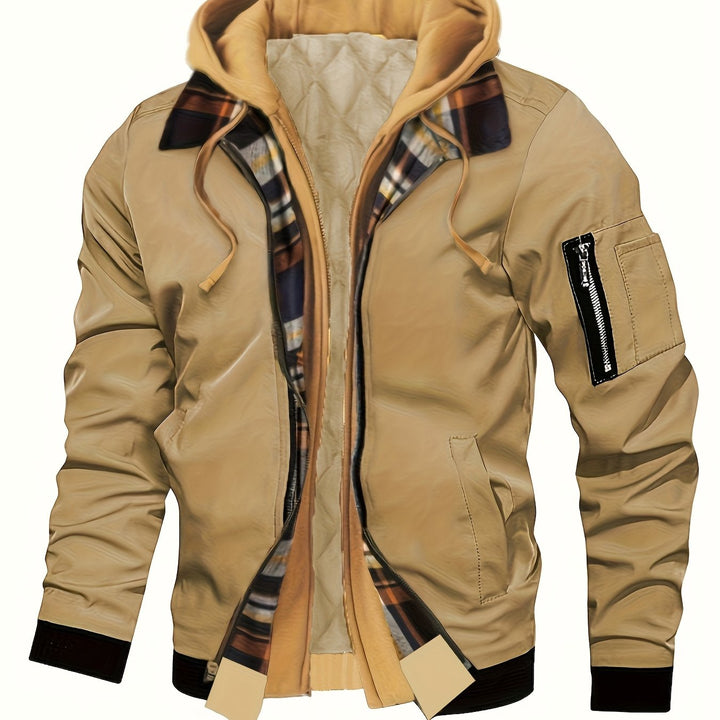 Silas | Hooded Layered Jacket