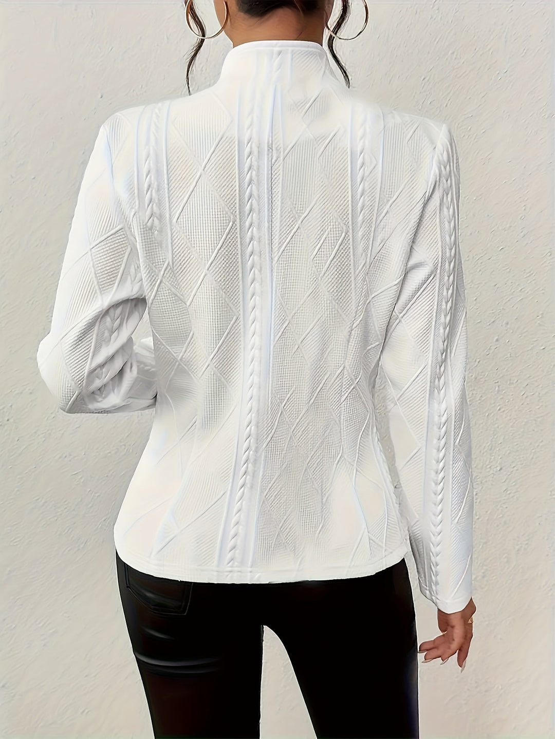 Iris | Textured Button-Up Jacket
