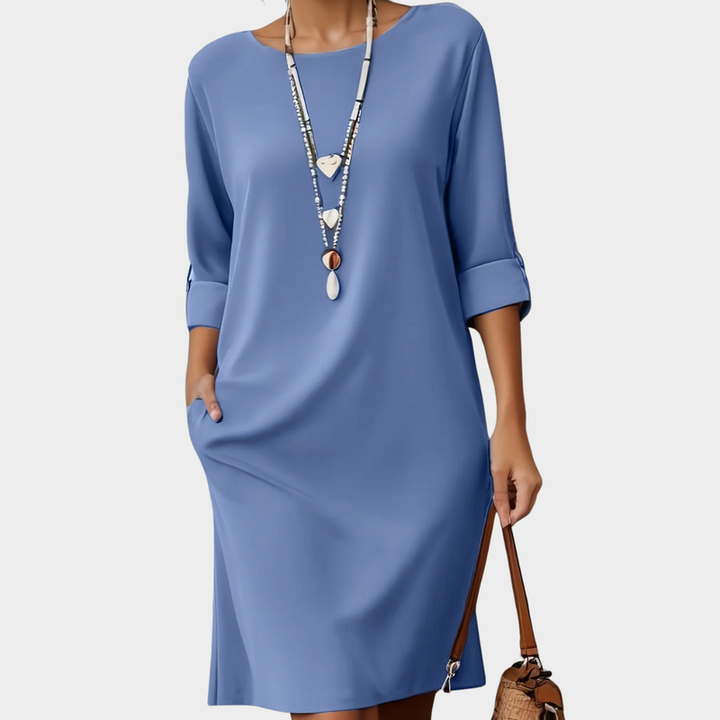Esmae | Comfortable Round Neck Dress