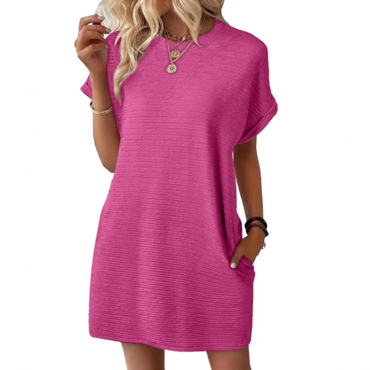 Ivanna | Casual Round Neck Summer Dress