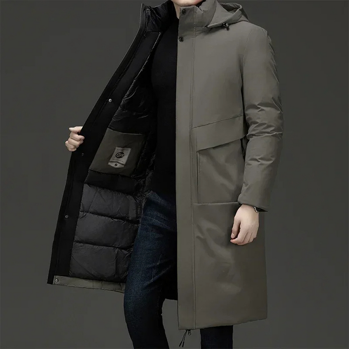 Lincoln | Hooded Long-Line Winter Coat
