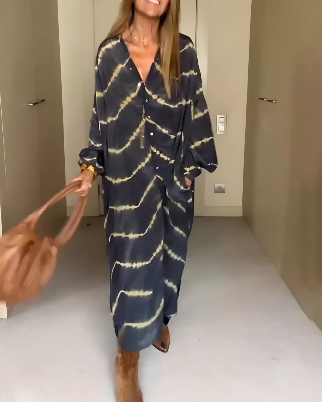 Julia | Classic Bohemian V-Neck Dress