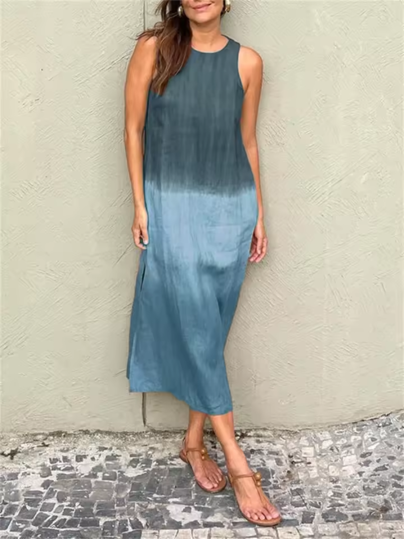 Pearl | Casual Sleeveless Round Neck Dress