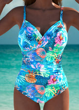 Amanda | Trendy Ocean Print Swimsuit