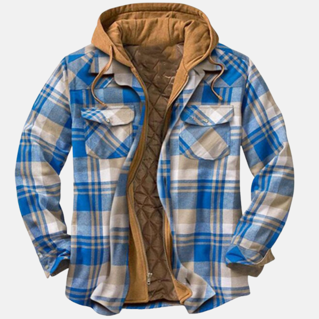 Rowan | Rugged Hooded Plaid Jacket