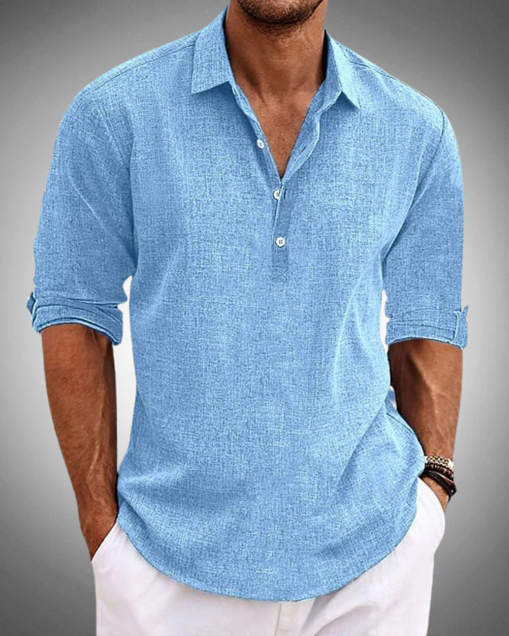 Caleb | Refined Button-Front Classic Shirt