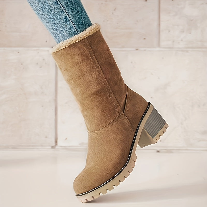 Marianne | Cozy Block-Heel Ankle Boots