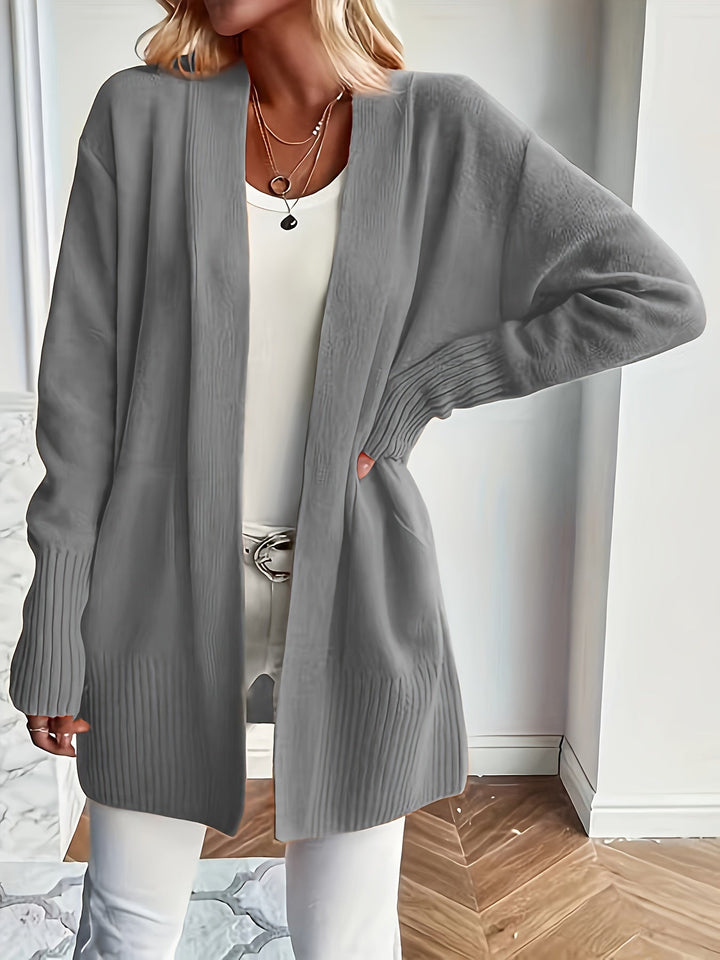 Miriam | Open-Front Draped Cardigan
