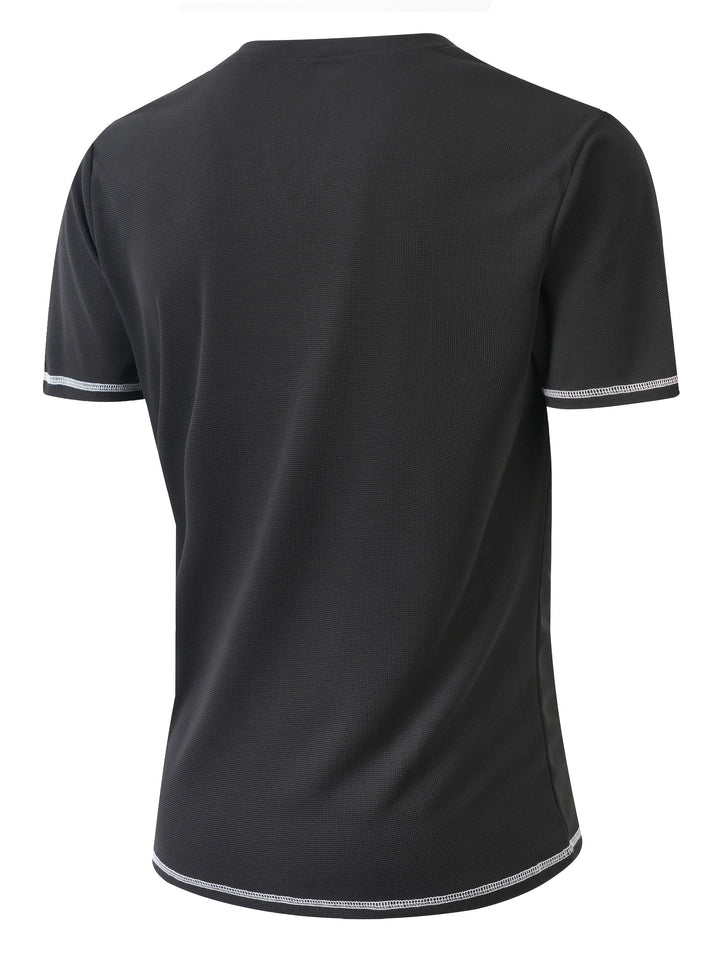 Sawyer | Textured Short Sleeve Henley