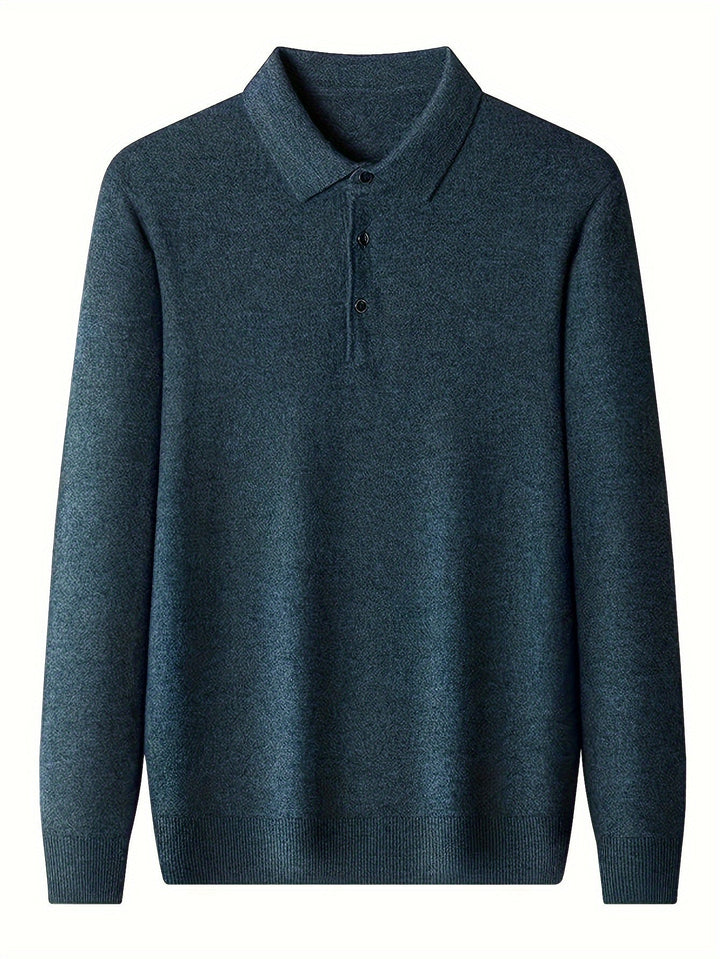Wesley | Refined Collared Polo Sweater