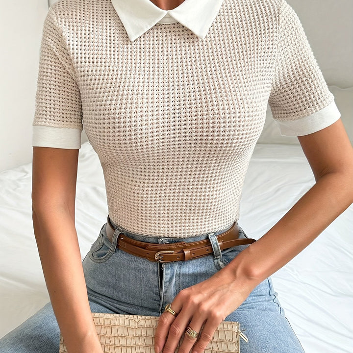 Rosalyn | Collared Slim-Fit Top