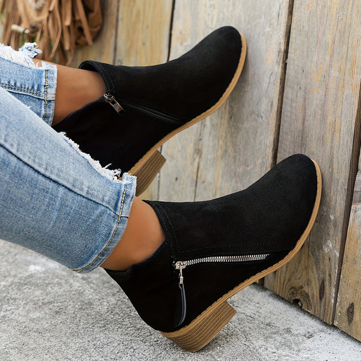 Joanna | Elegant Comfortable Zipper Shoes