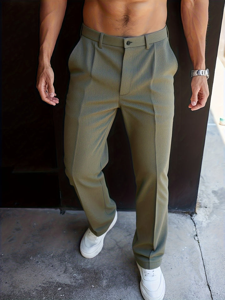 Carson | Tailored Straight-Leg Pants