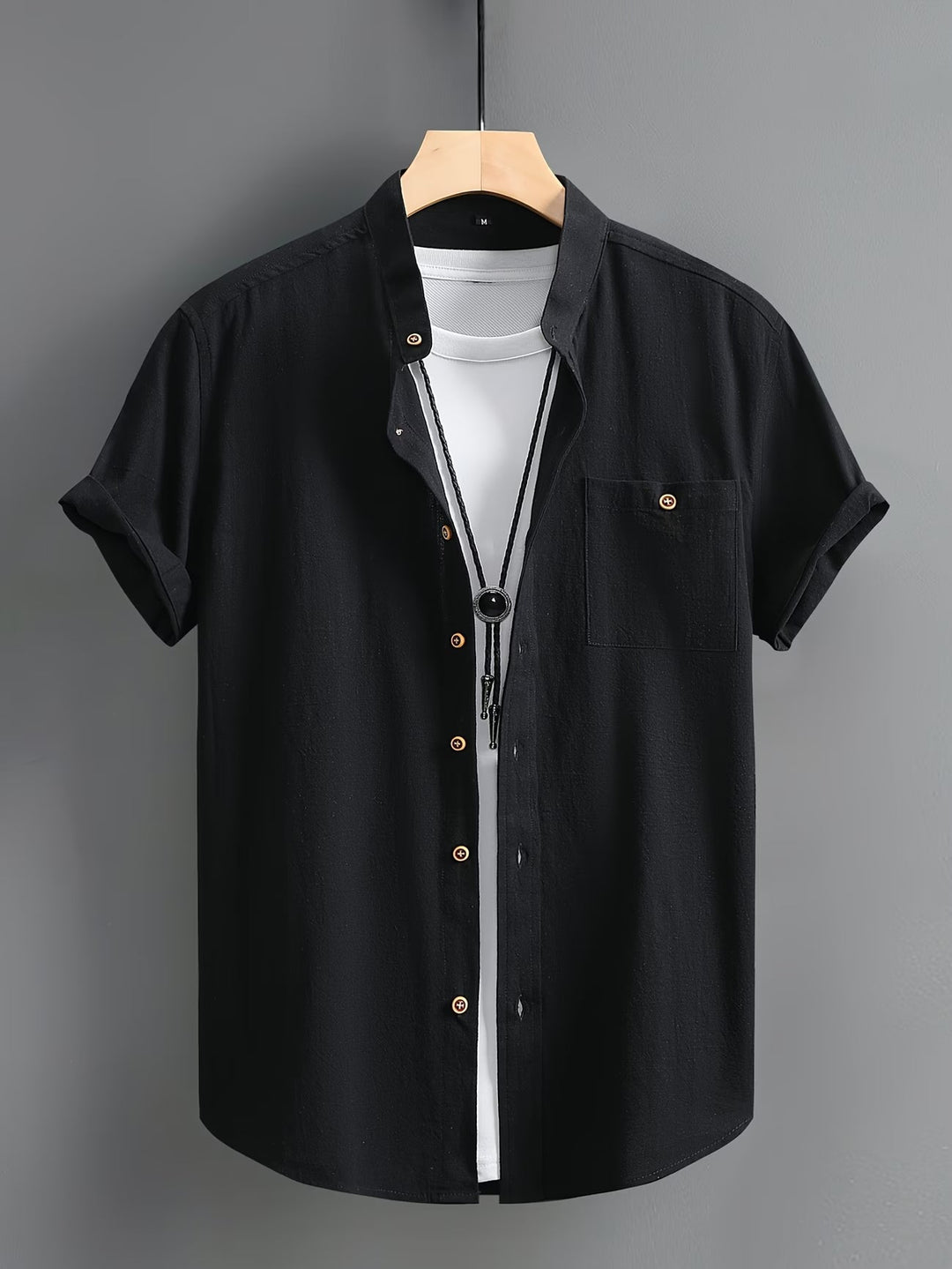 Stefan | Classic Button Short Sleeve Shirt