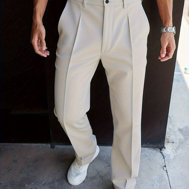 Carson | Tailored Straight-Leg Pants
