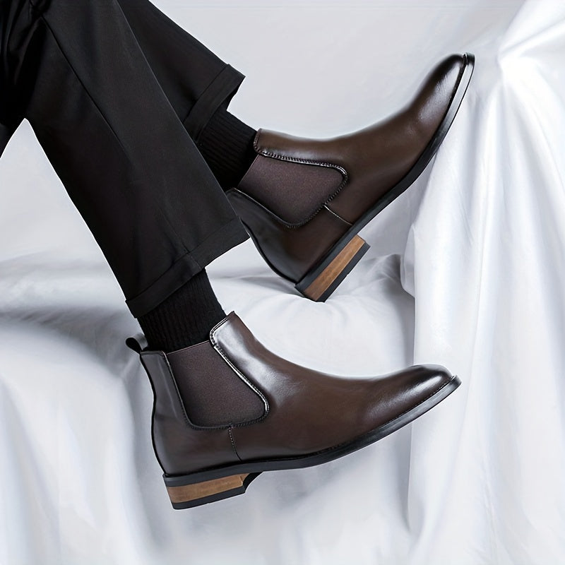 Percy | Refined Pointed Chelsea Boots