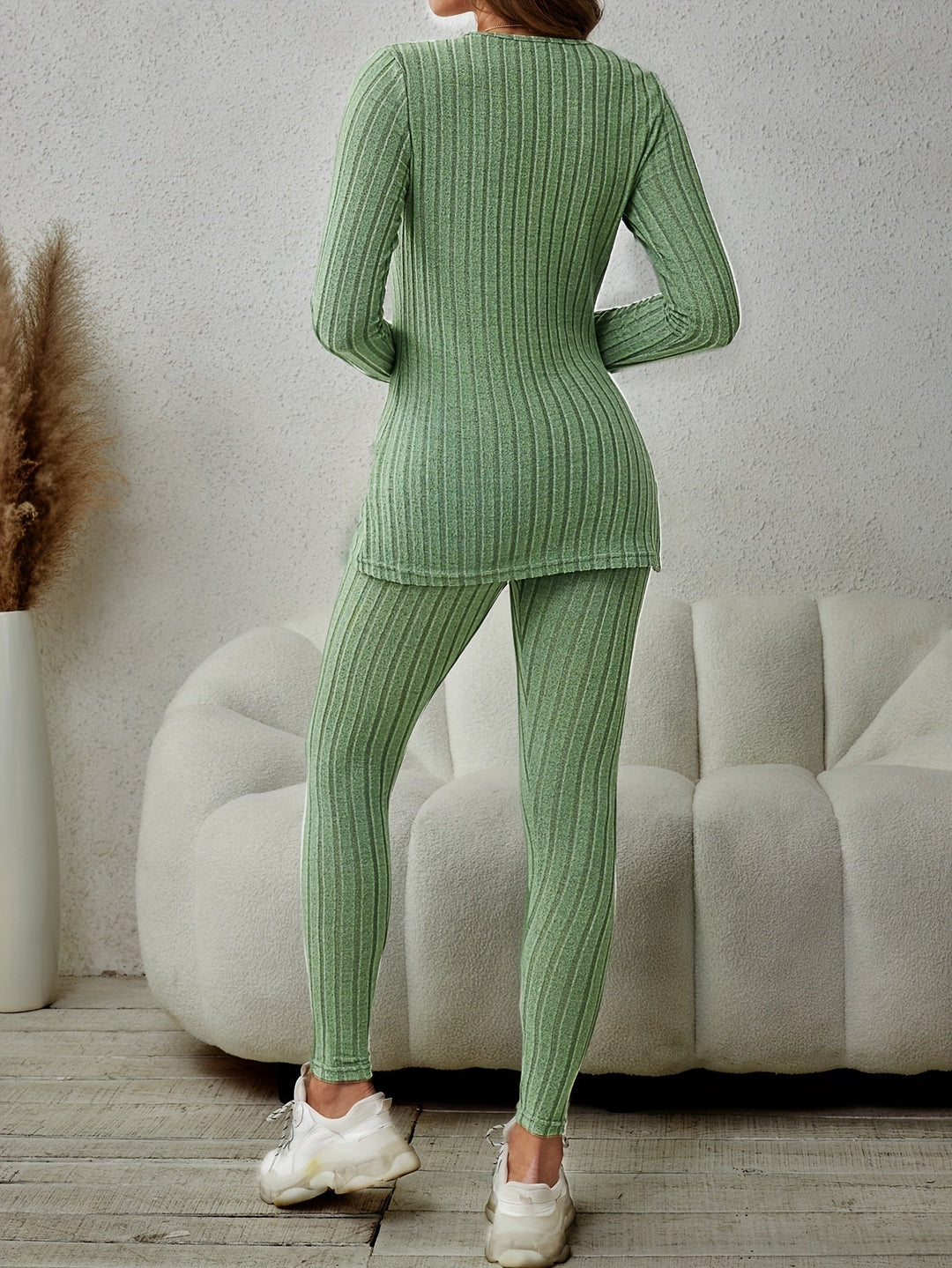 Marguerite | Ribbed Lounge Two-Piece Set