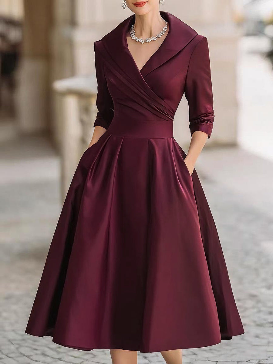 Coraline | Elegant V-Neck Evening Dress