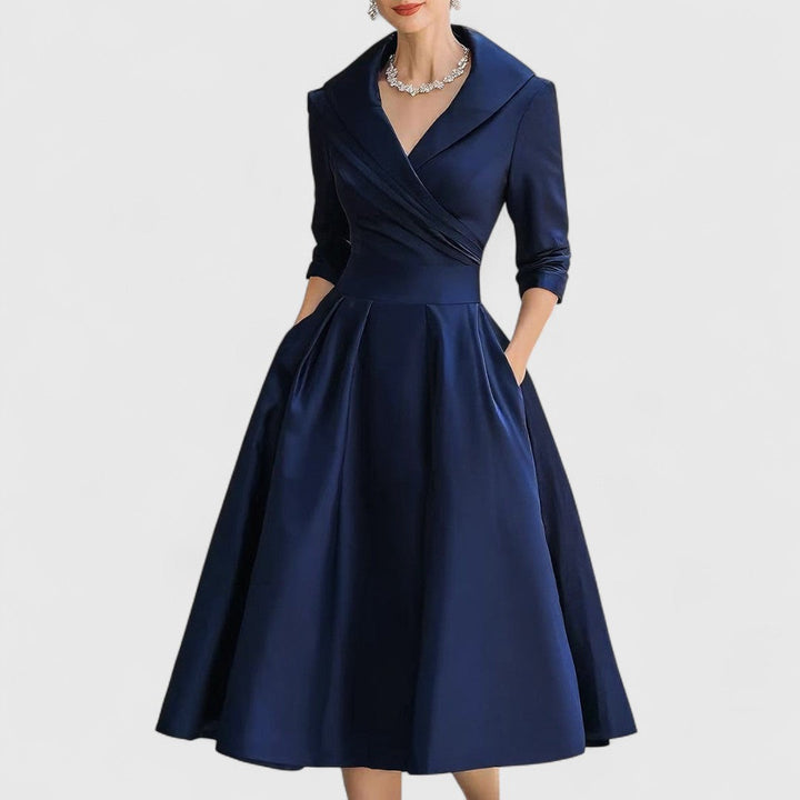 Ashley | Graceful Silhouette Midi Dress