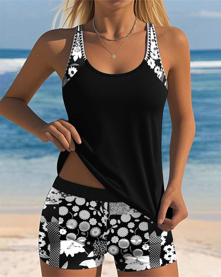 Jessica | Trendy Printed Swimsuit Set