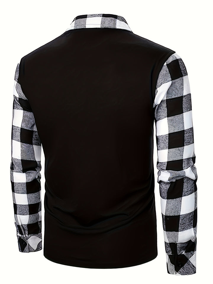Ellis | Half-Zip Collared Polo Shirt