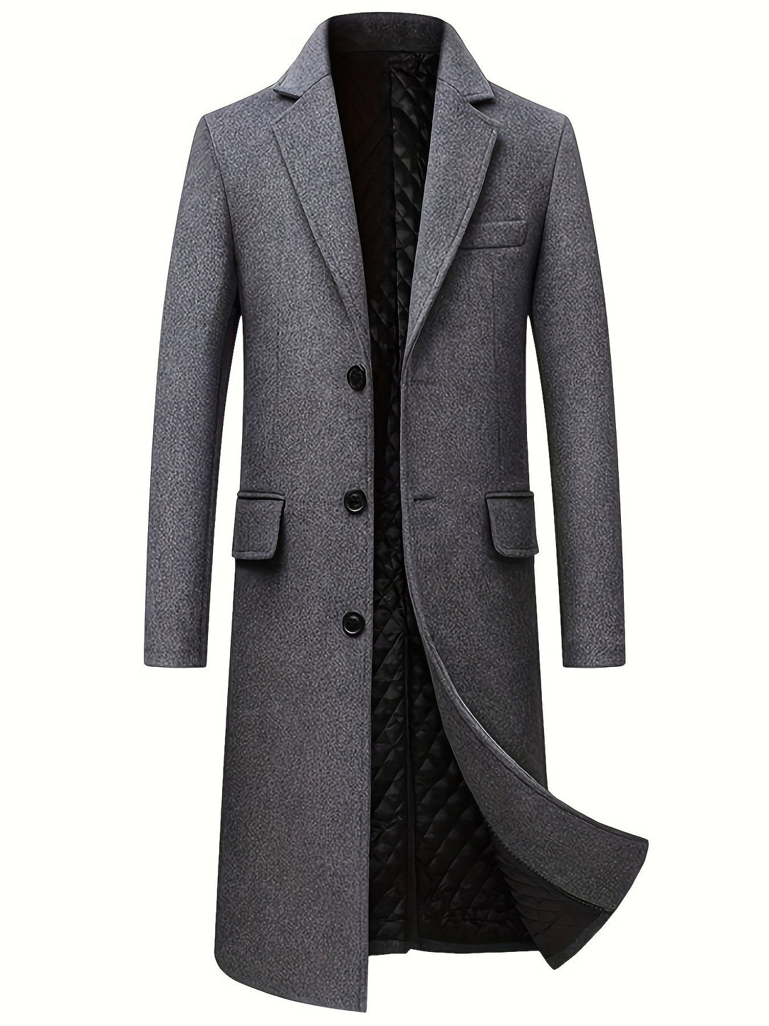 Winston | Tailored Long Overcoat