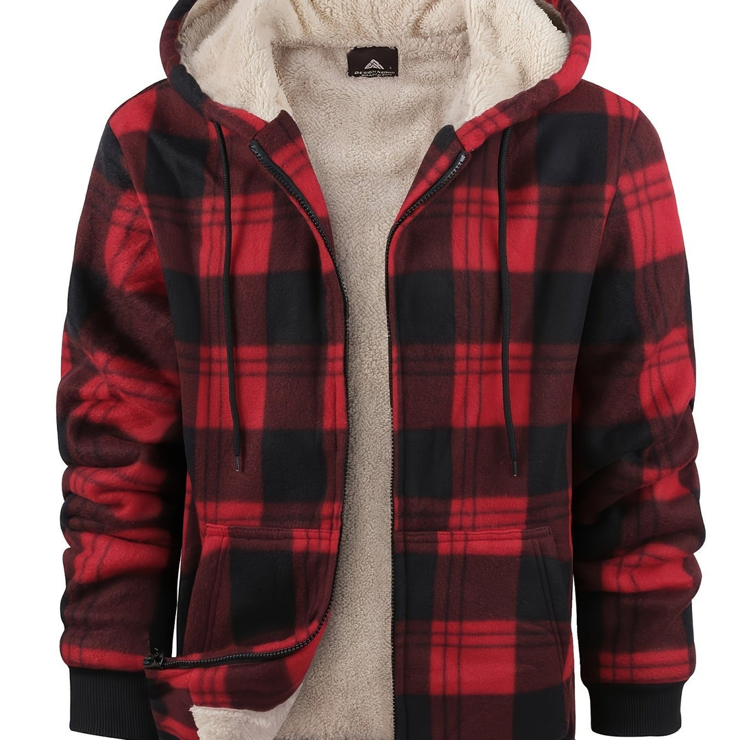 Rhodes | Hooded Plaid Jacket